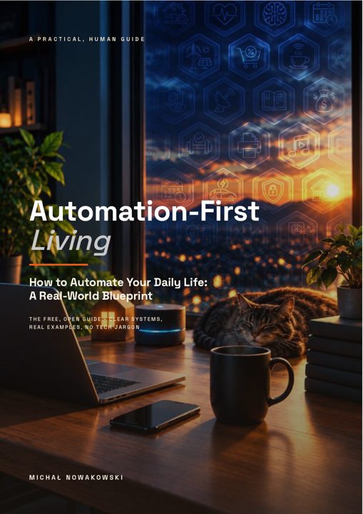 Okładka eBooka Automation-First Living – Michał Nowakowski